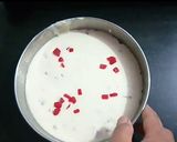 A picture of step 3 of Tutti Frutty Cake.