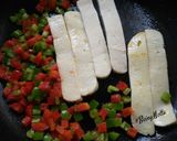 A picture of step 2 of Paneer Pizza Sticks.