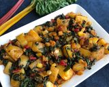 સ્વિસ ચાર્ડ પોટેટો સબ્જી (Swiss Chard Potato Sabji Recipe In Gujarati) રેસીપી સ્ટેપ4ફોટો