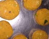 A picture of step 3 of Raw banana & sweet potato tikki chaat.