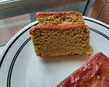 Foto del paso 8 de la receta: Torta 🍰vegana de banana🤪 con dulce de guayaba🍯🍌🍊