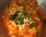 A picture of step 9 of Soya Matar / Soya Green Peas Curry.