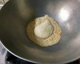 A picture of step 1 of Sooji ka halwa.