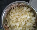 A picture of step 2 of Purple Sandesh.