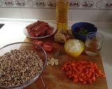 Foto del paso 1 de la receta: Carillas de mi pueblo con costillas ibéricas