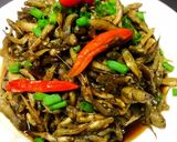 Hình bước làm 1 của món Cháo Trắng(Hột Vịt Muối+Cá Bống Kho Tiêu+Dưa Món)