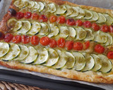 Foto del paso 5 de la receta: Hojaldre con pesto y calabacín