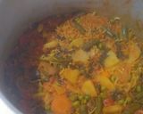 A picture of step 3 of Vegetable Biryani.