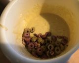 Une image de l'étape 8 de Cake au olives multicolores et chorizo noir.