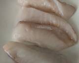 Cornish Monkfish Goujons with Sweet Potato Fondant and Pea Purée recipe step 1 photo