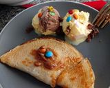 Foto del paso 2 de la receta: Panqueques con manjar y helado