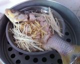 รูปขั้นตอนการทำที่ 11 ของ ปลาตะโกกนึ่งรากโสม(Slow cooker)