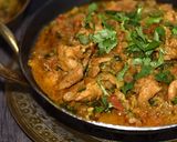 A picture of step 6 of Desi Murgh Curry.