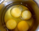 A picture of step 4 of South Indian style egg rice.