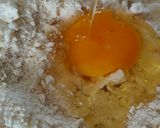 A picture of step 2 of Pastiera Napoletana.