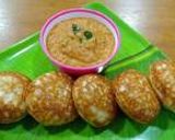 கொல்லிமலை ஸ்பெஷல் (சின்ன வெங்காய சட்னி) குழிப்பணியாரம் chinna Vengaya Chutni Recipe in Tamil) ரெசிபி ஸ்டேப் 5 புகைப்படம்