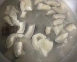 A picture of step 1 of Roasted Chickpea and Dried Coconut Chutney.
