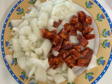 Judías blancas con costillas, calabaza y kale