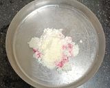 A picture of step 2 of Rose Sandesh.