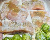 A picture of step 5 of Salmon and Brussel Sprouts Dinner.