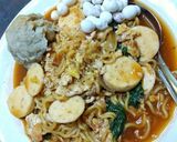 Foto langkah ke 4 dari resep Mie tektek indomie.