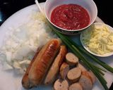 Hình bước làm 1 của món Shakshuka Ả rập