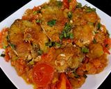 Hình bước làm 4 của món Cá măng (cá nhồng) sốt cà