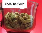 A picture of step 1 of Ilaichi sharbat.