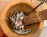 รูปขั้นตอนการทำที่ 4 ของ ขนมจีนตีนไก่