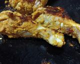 A picture of step 3 of Tandoori tawa chicken.