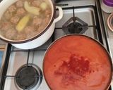 1990. Paradicsomos húsgombóc és paradicsomos tejfölös paprika és gombóc 😋 recept fázis 4 fotója