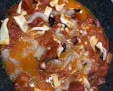 A picture of step 3 of Paccheri with Seafood.