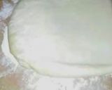 A picture of step 1 of Chocolate filled donut buns.