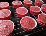 A picture of step 8 of Red Velvet Cupcakes#charityrecipe.