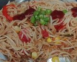 A picture of step 6 of Corn Noodles.