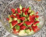 Foto del paso 7 de la receta: Ensalada de Cuscús o Quinoa y pimientos del piquillo con salmón ahumado