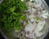 A picture of step 1 of Dabeli.