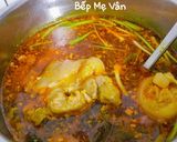 Hình bước làm 6 của món Bún bò giò heo