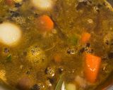 Foto del paso 6 de la receta: Lentejas caviar con boniato y calabacín