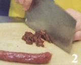 Braised Chinese white cabbage with preserved sausages recipe step 2 photo