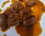 Foto del paso 6 de la receta: Nido de vermicelli (fideos de arroz) con salchichas