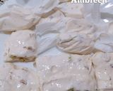 A picture of step 7 of HomeMade Italian Torrone /Nougat Recipe Almond & pistachio Torrone.