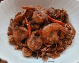 Foto langkah ke 9 dari resep Udang Bawang Goreng Sambal Embe.