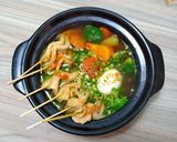 Hình bước làm 3 của món Canh chả cá Hàn Quốc