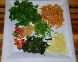 A picture of step 1 of Mike's Spicy Thai Udon Noodles.