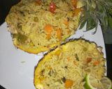 A picture of step 6 of Sweet and sour fried rice.