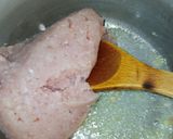 A picture of step 3 of Aloo Qeema.