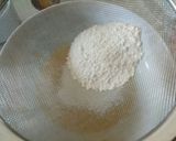 A picture of step 2 of Dorayaki with nutella.