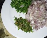 A picture of step 2 of Alu wala naan(potato stuffed bread).