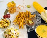 A picture of step 5 of Masala corn fries.